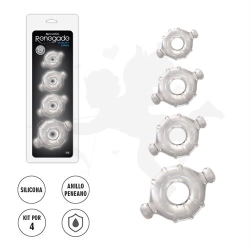 Renegade Vitality Rings: set de anillos flexibles para mayor control y duración